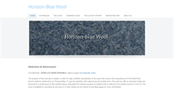 Desktop Screenshot of horizonbluewool.com