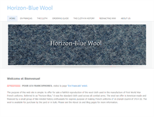 Tablet Screenshot of horizonbluewool.com